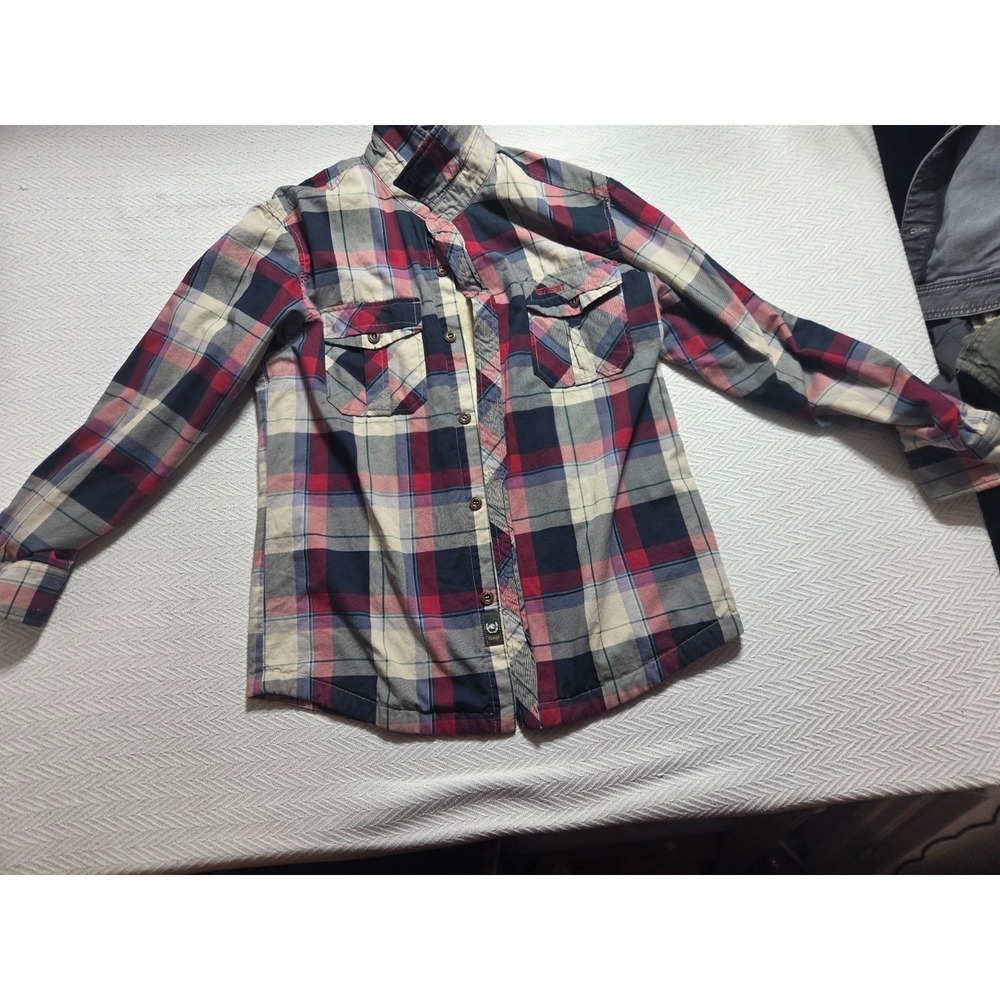 Freedom Fashion Mens XL Plaid Fleece Lined Shirt Jacket Button Up Flannel